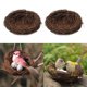 thumbnail image 1 of 2 Piezas Hechas De Ratán, De Pájaro, Casa Para Pájaros, Accesorios Para fotografía, Adorno De Jardín Cola Nido de aves marrón a mano de vid, 1 of 8