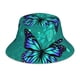 thumbnail image 1 of Balery Blue Floral with Butterflies Sombreros para el sol para hombre y mujer, sombrero de pescador con UPF 50+, 1 of 6