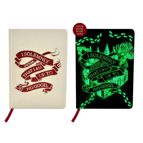 Harry Potter Harry Potter: Marauder's Map Glow in the Dark Journal, (Hardcover)