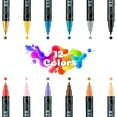 thumbnail image 4 of Ensemble de Marqueurs 2.5ml Couleurs Riches Encre Lisse pour Projets Conseils Durables Portable pour Artistes Designers Stylos Rétractables en Vrac Mauvaise Impression, 4 of 7