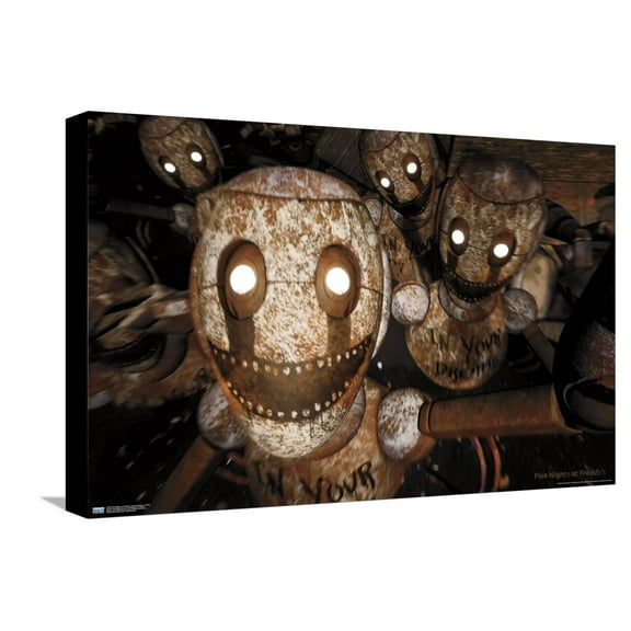 Five Nights at Freddy's: Security Breach - Smiles Canvas Wall Poster, 14.725" x 22.375"