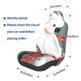 thumbnail image 2 of Picia Cockatoo Red Berries Print Waterproof Sweating Car Seat Cover for Post Gym Workout, Running, Beach and Hiking, Universal Fit Anti-Slip Bucket Seat Protector, 2 of 5