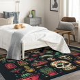 thumbnail image 3 of Cactus Skull Rug, Mexico Skull Area Rug 4x5, Day of The Dead Rugs for Bedroom, Rugs Low Pile Washable Stain Resistant Easy Clean for Dining Room, Living Room Soft Carpet Decor Ch&-4, 3 of 7