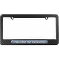 thumbnail image 1 of Fallen But Not Forgotten, Thin Blue Line Police License Plate Tag Frame, Multiple Colors, 1 of 1