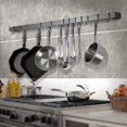 thumbnail image 4 of Enclume Produits Design WR5 HS 48 in. Wall Rack Ustensile Bar 12 Crochets&44; en Acier Martelé, 4 of 4