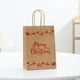 thumbnail image 1 of Decoración navideña, bolsas de papel kraft navideñas, bolsas de regalo con asas, bolsas para refrigerios navideños, bolsas de papel para fiestas, bolsas de regalo para fiestas, suministros para fiesta, 1 of 6