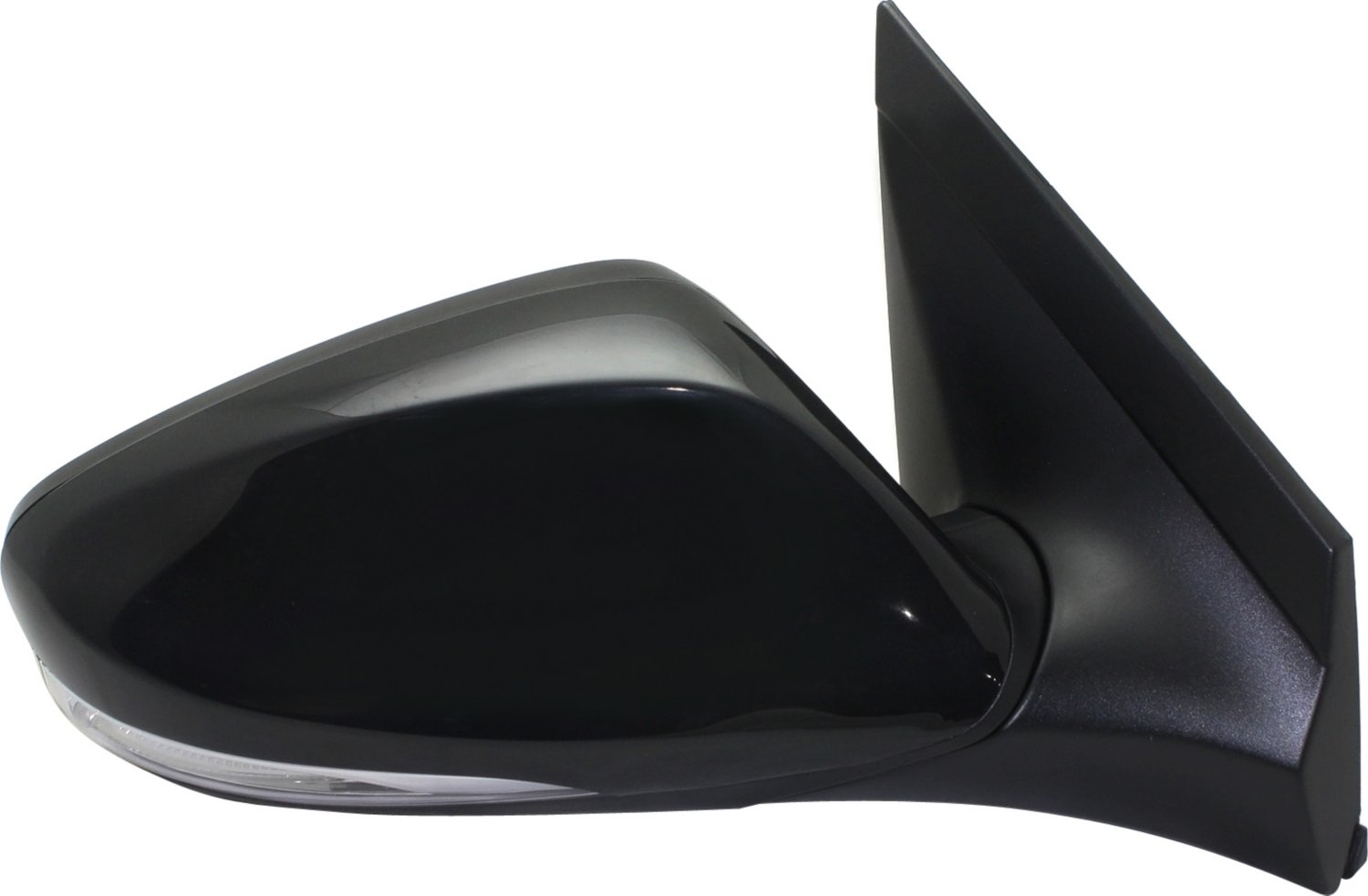 Mirror Compatible With 2012-2017 Hyundai Accent Right Passenger Side Heated In-housing Signal Light Paintable Kool-Vue