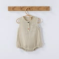thumbnail image 3 of Fozruso Baby Girls Bodysuits Summer Outfits 0 18 Months Soft Breathable Romper For Toddler Casual Loose Fit Outfit Girls Jumpsuit Romper Sizes 12-18 Months, 3 of 5