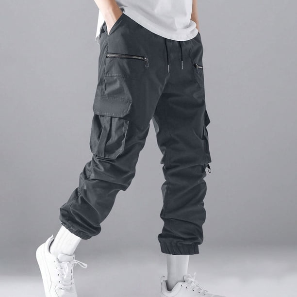 Pantalones largos para hombre, moda de primavera e invierno, pantalones deportivos casuales, pantalones para hombre