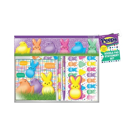 Peeps Easter Doodle Pad Stationery Set, Includes Eraser, Pen, Pencil