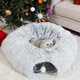 thumbnail image 1 of Cojín lavable gris Cat Tunnel Bed OOZAZEMM de 84 x 84 x 28 cm, 1 of 7
