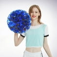 thumbnail image 2 of Event & Party Supplies 2PCS Cheerleading Handheld Colorful Flowers for Sports Activities Performance Cheering with Lightweight Finger Ring Buckle Design 2PCS, 2 of 4