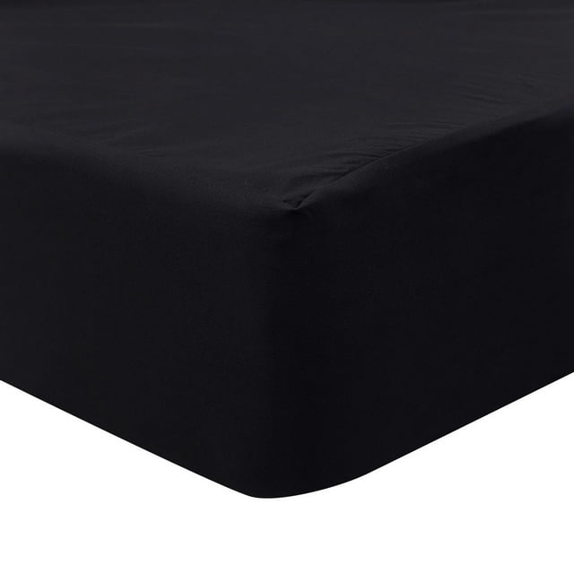 Unique Bargains 200TC Cotton Fitted Sheet 15' Large Bottom Sheets Pocket Breathable Durable