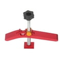 thumbnail image 5 of Abrazadera de sujeción para riel en T para carpintería, banco de trabajo, tolva ajustable, herramienta de abrazadera de aleación de aluminio, materiales de cobre, peso ligero y resistencia a la corros, 5 of 8