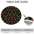 thumbnail image 4 of Round Picnic Table Cloth 100% Waterproof & Oil Proof, Elastic Fitted Table Cover for 36"-44" Round Tables, for Dining, Camping, Outdoor, 4 of 5