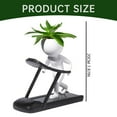thumbnail image 5 of LHWEN Yoga Pose Figure Action Succulent Plant Pot Adorable Resin Pot for Air Plants Stress Reducing Decoration for Home and Office Perfect Gift for Plant Lovers Desk Shelf Windowsill and More, 5 of 5