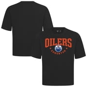 Men's Levelwear Black Edmonton Oilers Luxe Signature Knit T-Shirt