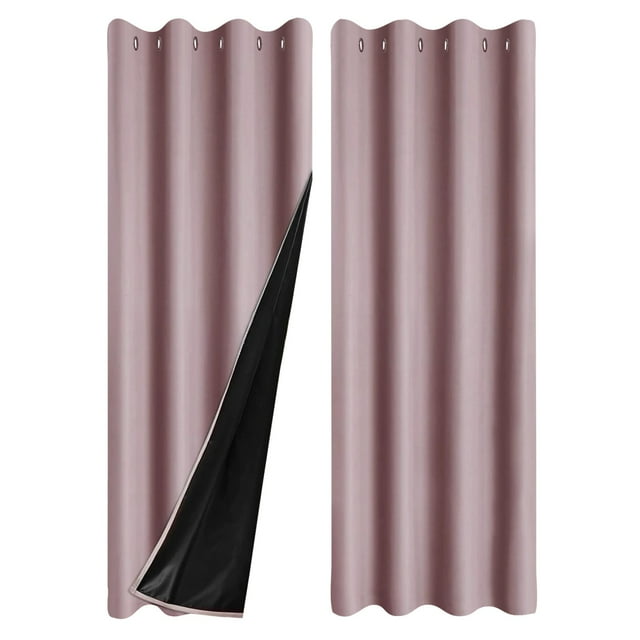 Hearth & Gear Curtains For Total Room Darkening Thermal Insulated Window Drapes With Noise Reducing Fabric For Enhanced Privacy And Energy Efficiency In Dark Out Curtains for Bedroom Shower Liner