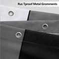 thumbnail image 4 of Black and Grey Shower Curtain Mordern Geometric Gray Shower Curtains for Bathroom 72 x 72 Inches, 4 of 6