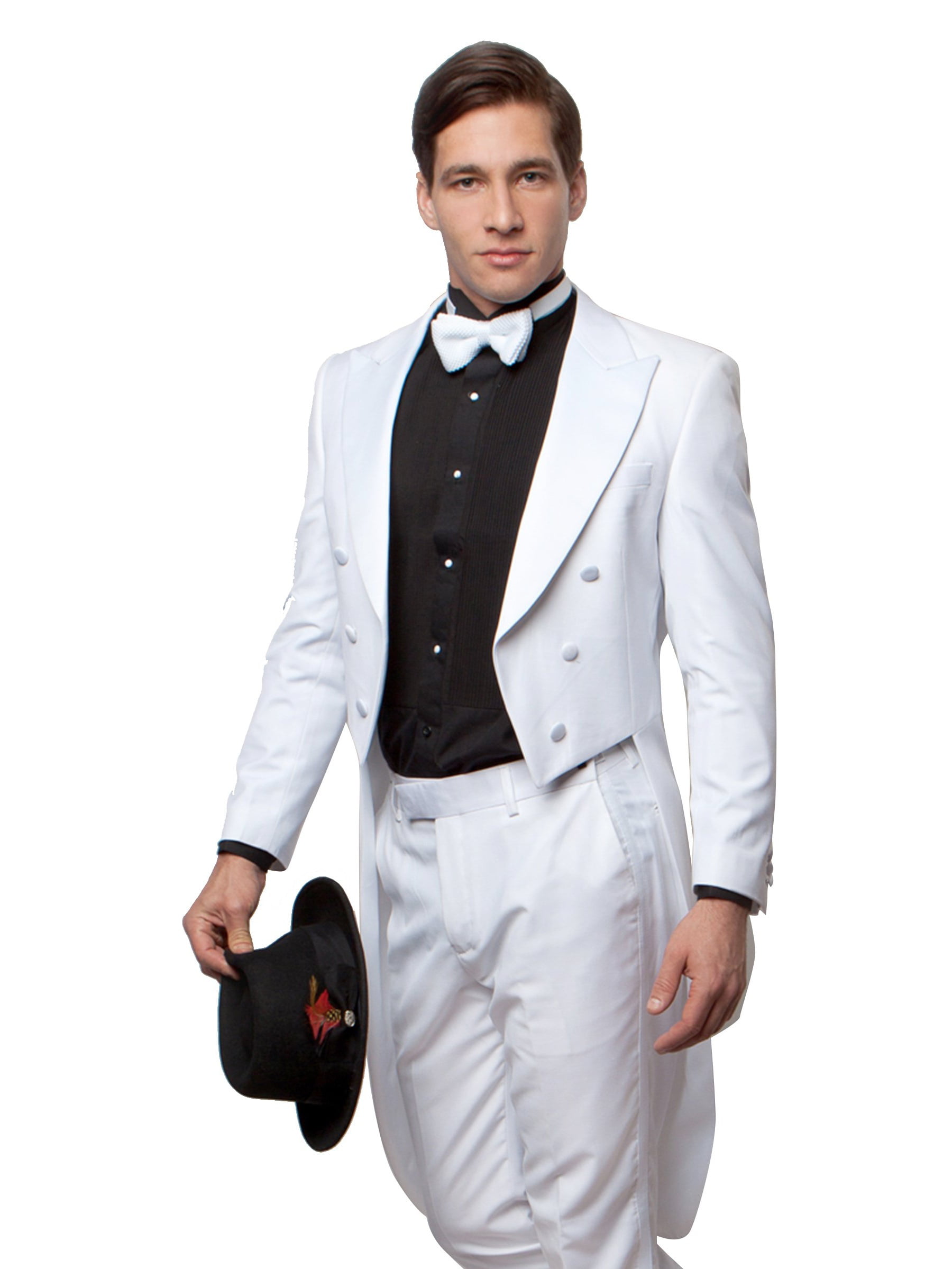 Mens 2 Pieces Suits Double Breasted Prom Notch Lapel Tuxedo Silm Fit 34-56Casual
