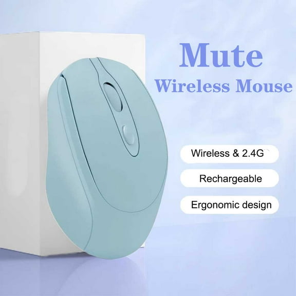 Rechargeable Wireless Gaming Mouse 2.4G Bluetooth-Compatible Wireless Mouse USB Silent Gamer Mice For Computer Laptop Mac Tablet