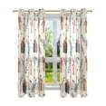 thumbnail image 7 of Yayeee Window Curtains Set of 2 for Living Room Light Filtering 63"x42", Christmas Gift Pattern, 7 of 7