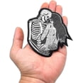 thumbnail image 3 of 20 parches para ropa (calavera/punk), parches para coser, parches termoadhesivos, parches bordados, apliques para planchar para ropa, jeans, chaquetas, mochilas, sombreros TA, 3 of 4