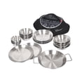 thumbnail image 3 of Cubiertos para Acampar, Utensilios de Cocina, Platos Livianos, Juego de Artículos para Exteriores, Cocina de Bolsillo para Cocinar, 3 of 9