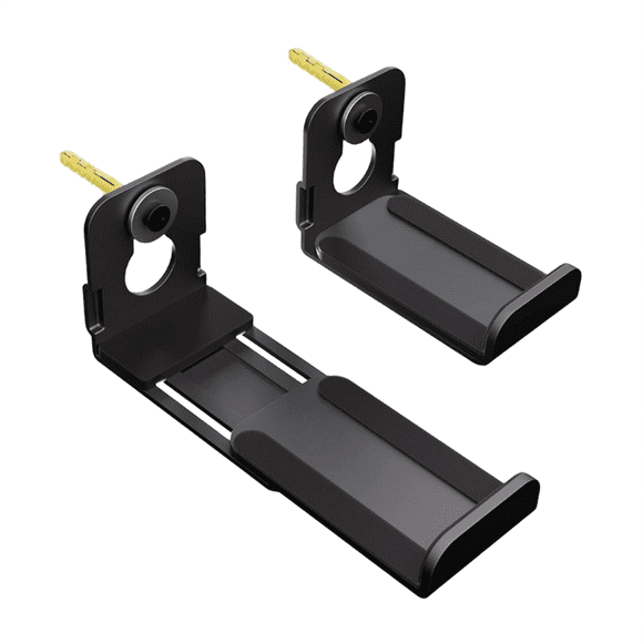 2 Piezas de Soporte Flotante para Montaje en Pared de Altavoces para Canal Central de Alta Resistencia, Soporte para Perchas de Altavoces con Mejoras de Sonido Envolvente