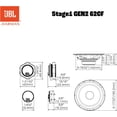 thumbnail image 5 of Set De Medios Jbl Stage1 62cf Gen 2 6.5 Pulgadas 640w Máximo, 5 of 5