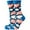 Dark Blue, variant on Cozy Winter Cartoon Fruit and Animal Print High Socks for Seasonal Wear Mid Calf Length Stockings with Playful Design Everyday Home Leisure
