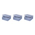 thumbnail image 2 of Wosthever Caja de almacenamiento Caja de artículos diversos multifuncional Contenedor con tapa Contenedor de PP para el hogar Cocina Oficina Type1 NO1, 2 of 6