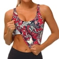 thumbnail image 3 of Pofeuu Rooster Head Print Sports Bra for Women Sexy Vest Yoga Running Gym Fitness Crop Bras Tops-, 3 of 8