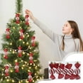 thumbnail image 1 of xihome Juego de adornos navideños de plstico electrochapado, brillantes y de colores vivos, ideales para decorar fiestas navideñas en casa., 1 of 6