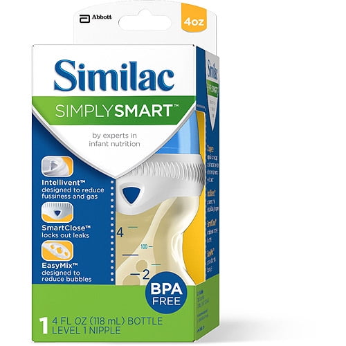 Similac SimplySmart 4 oz Bottle, BPAFree