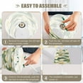 thumbnail image 4 of Ryvnso LED Bedside Table Lamp Lily Flower with Leaf Bedroom Desk Lamps Nightstand Lampshade S, 4 of 7