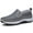 Gray, variant on CNA.TROP Men's Slip on Casual Shoes Lightweight Breathable Anti-Slip Walking Shoes, Outdoor Hiking Shoes