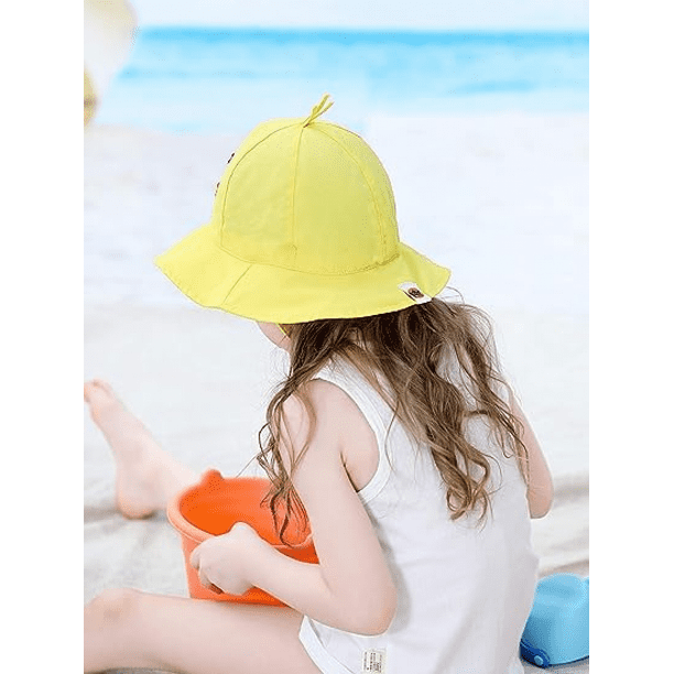XYCCA Baby Sun Hat Toddler Summer Hat UPF 50+ Bucket Hat Baby Boy UV Sun  Protection Hats Kids Beach Outdoor Play Hat