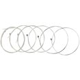 thumbnail image 1 of Cordes de Guitare en Acier Inoxydable pour Musiciens Pratique Musicale 6 Pcs, 1 of 9