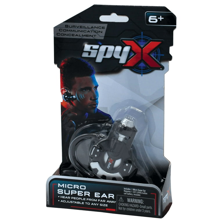 SpyX Micro Listener - Dispositivo de escucha de juguete espía se engancha a  tu bolsillo con auricular adjunto para escuchar conversaciones secretas.