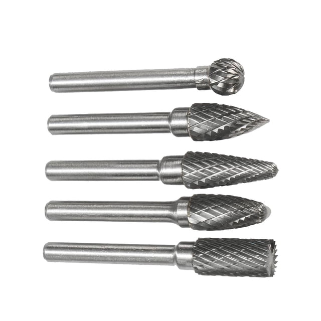 de 5 rotativas de material acero para tallado de escofinas/vástago de 4 pulgadas para tallado de Metal shamjiam Archivo de rebabas rotativas