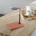 thumbnail image 3 of BUYISI Pour Over Stand Coffee Station Coffee Dripper Filter Holder Wood Base Adjustable Blacka, 3 of 7