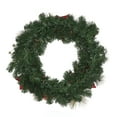 thumbnail image 5 of Holiday Time PL 20 in Plastic Red Poinsettia Wreath Home Decor, 5 of 5