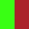 2PK: Neon Lime/DK Red