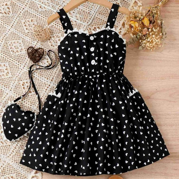 LUOGENLI Dress Toddler Girls Dress Sleeveless Princess Prints Dress with Bag 2Pcs Outfits for Children Clothing Fashion Linen Dress for Girls Midi Length Black 5-6 Years - Walmart.ca LUOGENLI Dress Toddler Girls Dress Sleeveless Princess Prints Dress with Bag 2Pcs Outfits for Children Clothing Fashion Linen Dress for Girls Midi Length Black 5-6 Years - Walmart.ca