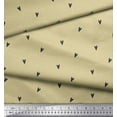 thumbnail image 2 of Soimoi Brown Viscose Chiffon Fabric Tumble Stone Abstract Printed Fabric 1 Yard 42 Inch Wide, 2 of 5