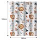 thumbnail image 2 of Juegos de cortinas de ducha para baño, 72 x 72 pulgadas, diseño de hojas verdes otoñales, cortina de ducha de poliéster con rejilla, decoración de baño de temporada festiva con 12 ganchos, 2 of 5