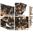 thumbnail image 6 of Fantaslook Womens Capri Pants Drawstring Casual Palazzo Trousers with Pockets Loose Floral Lounge Pants Pajama Bottoms, 6 of 10