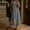 *Gray, variant on ClodeEU Women's Crew Neck Sleeveless Straight Midi Dress with Pockets,Solid Loose Casual Summer Dress Beige,Women's Plus L