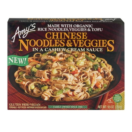 Amy S Kitchen Chinese Noodles Veggies In A Cashew Sauce Amy S Kitchen Chinese Noodles Veggies In A Cashew Sauce